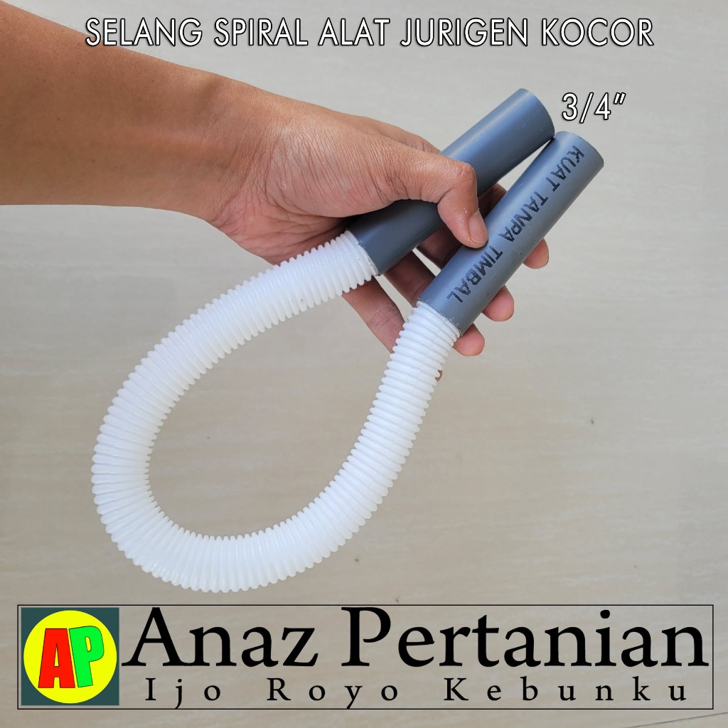 Selang Kocor Spiral Elastis Untuk Jurigen Pengocor Pupuk