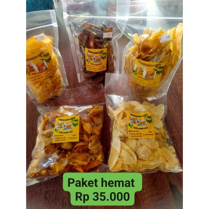 

Paket Hemat keripik Jatar