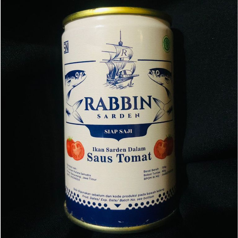 

BELI 3 HARGA GROSIR !! SARDEN RABBIN 155GR/ IKAN SARDEN KALENG/ SARDEN SAUS TOMAT