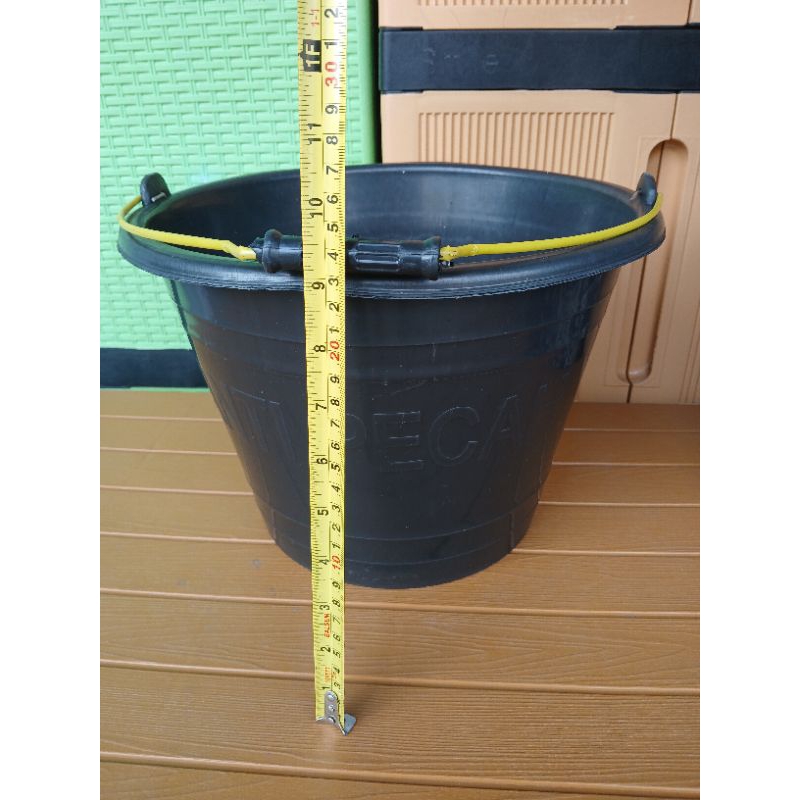 EMBER COR TIMBA 20 plastik tebal Anti pecah Hitam