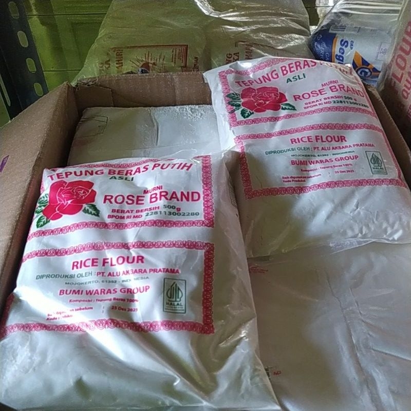 

tepung beras rose brand 500gr