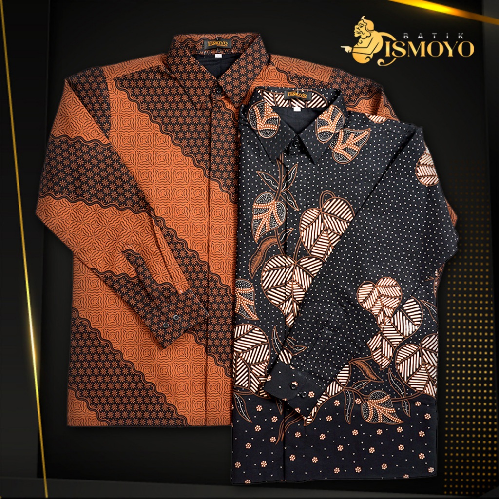 BATIK ISMOYO | KEMEJA BATIK | PREMIUM | BAHAN DOBY | BLUES