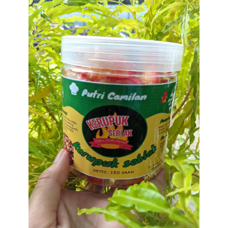 

kerupuk seblak kering