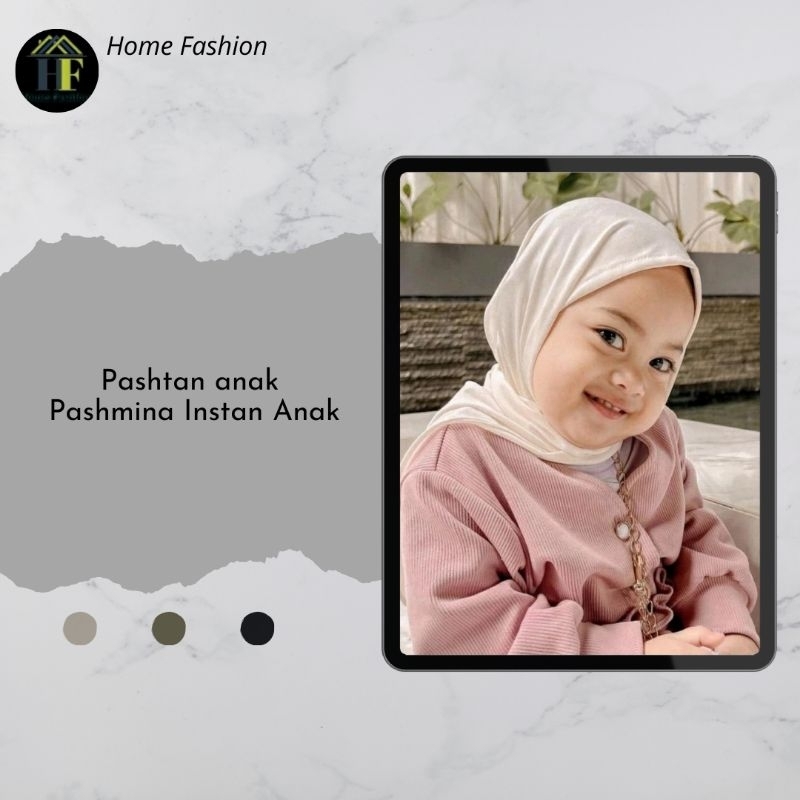 Pashtan anak Pashmina Instan Anak