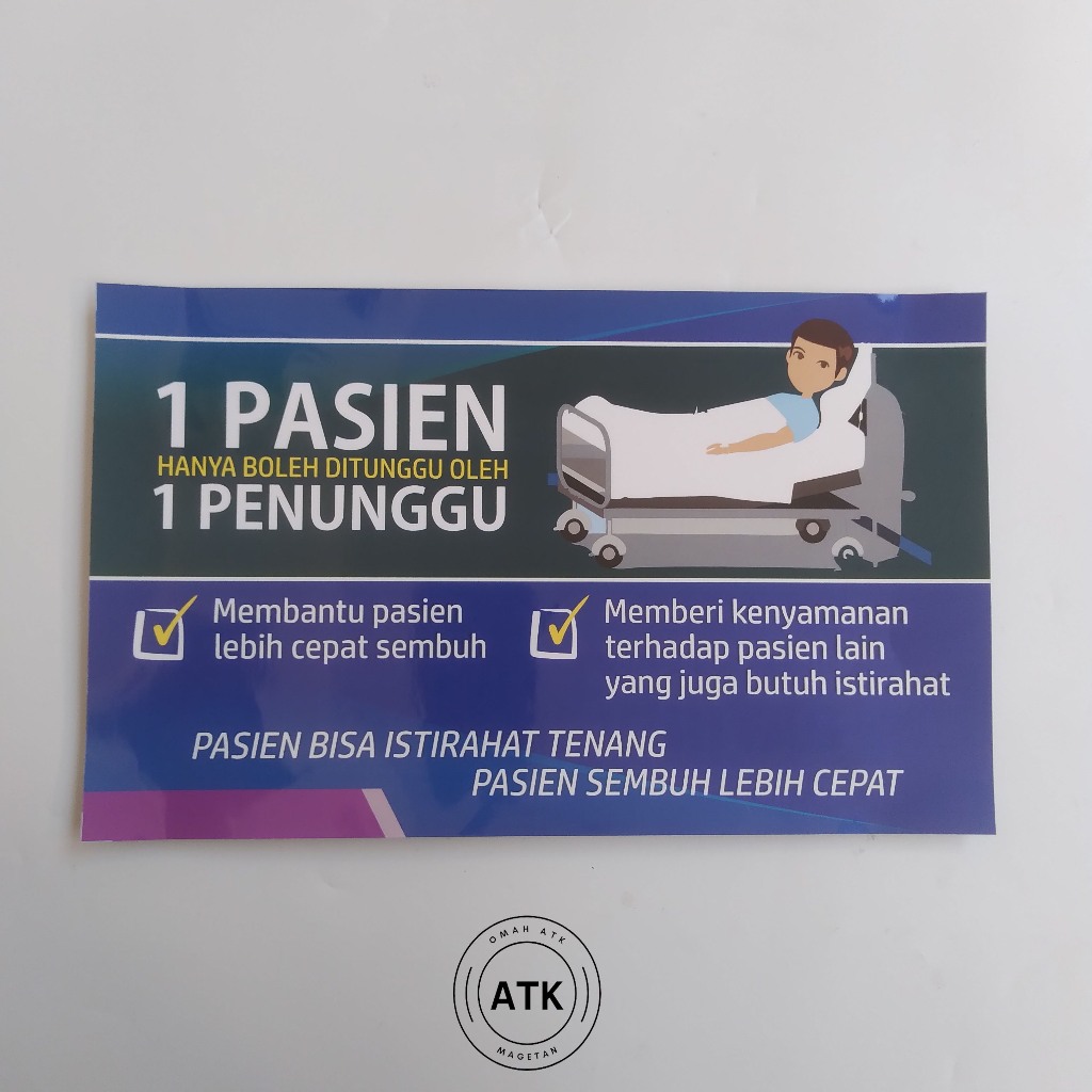 

Stiker 1 Pasien 1 Penunggu - Penunggu Pasien