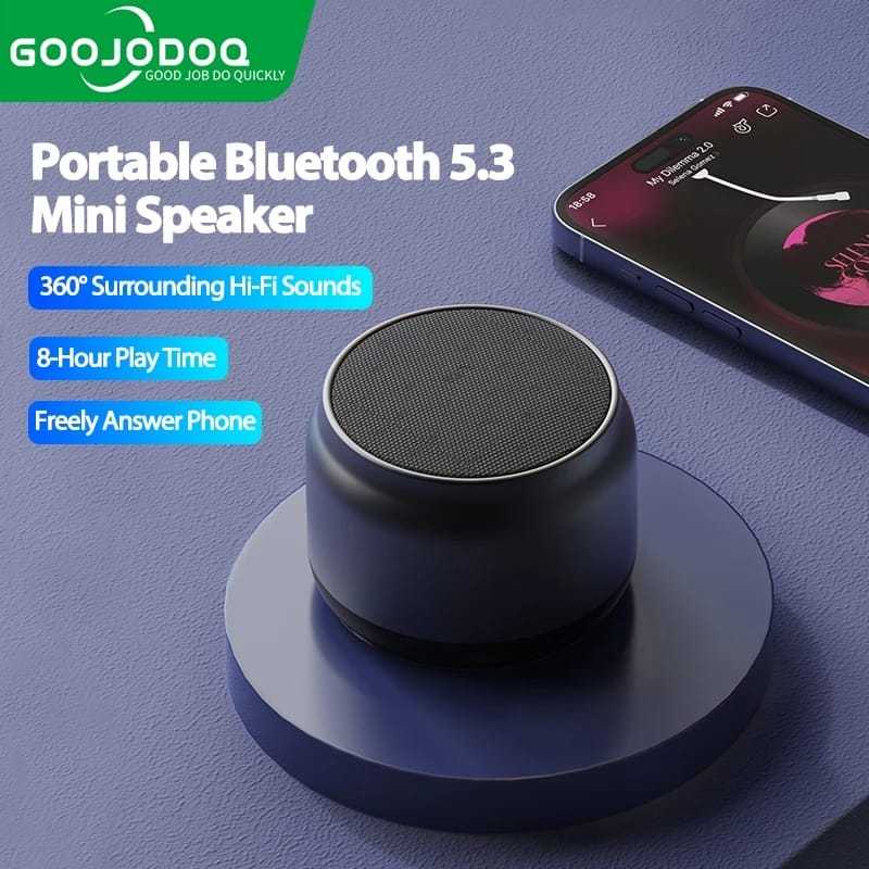 GOOJODOQ AB4076 Portable Speaker Stereo Mini HiFi Wireless Speaker