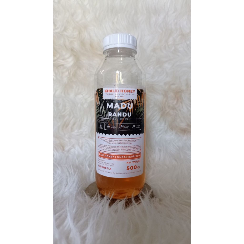 

Khalid Honey Murni Madu Randu 500Gr Grade A 100% Pure Raw Honey