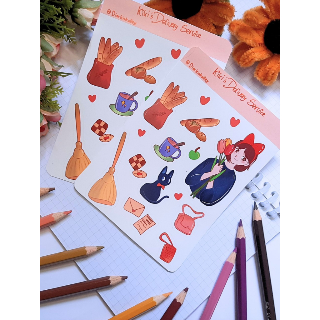 

DIERKISHALLEY "STUDIO GHIBLI" Sticker sheet - Kiki's Delivery Services