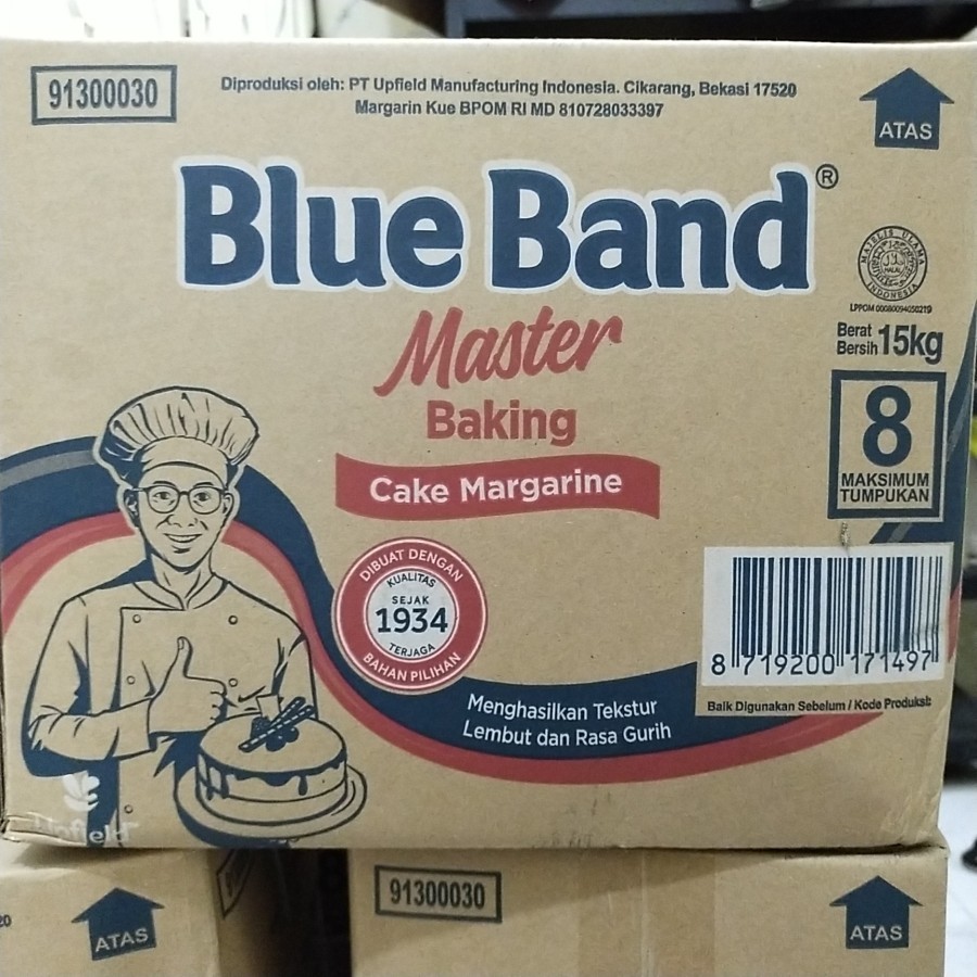 

BLUE BAND MASTER CAKE MARGARINE / MENTEGA BLUE BAND / MARGARIN REPACK 500 GR