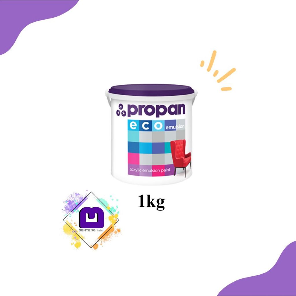 Cat Tembok Propan Eco Emulsion 1kg white 9102 - EE4010
