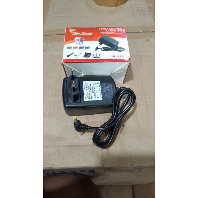Power Adaptor 2A AC/DC Switching Model JL-1220 Merk Jinlong