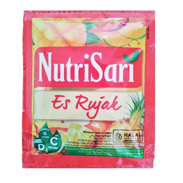 

Nutrisari Es Rujak Minuman Bubuk / 1 Pc