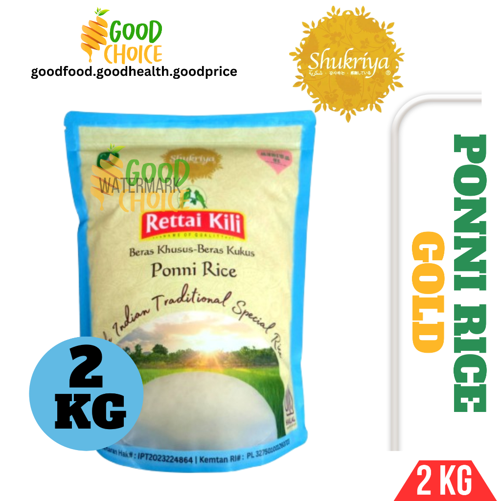 

Ponni Rice Gold - Beras Kukus - Khas India Grade A Plus