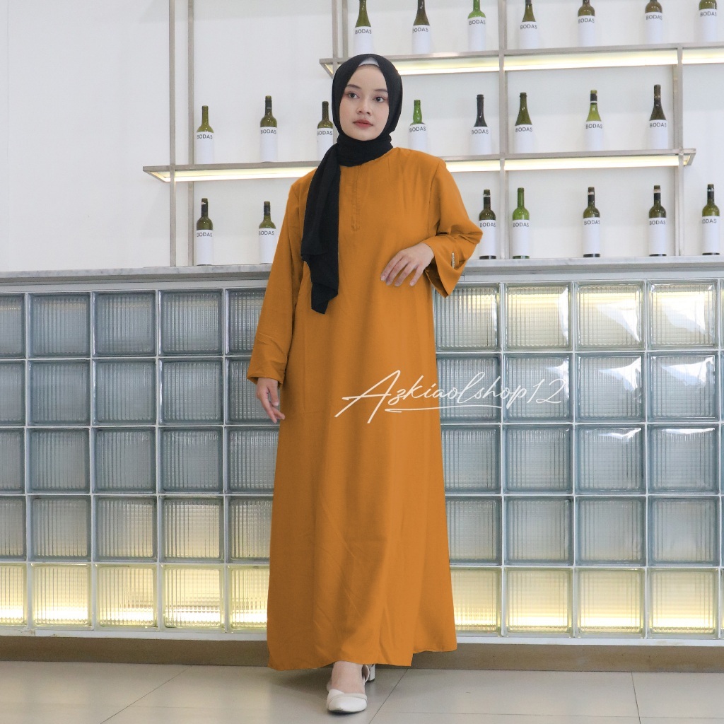 (GAMIS TEMURAH) ABAYA POLOS // GAMIS REMAJA // GAMIS WANITA
