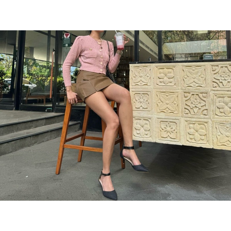 SKORT / ROKCEL LEATHER FROM BANGKOK