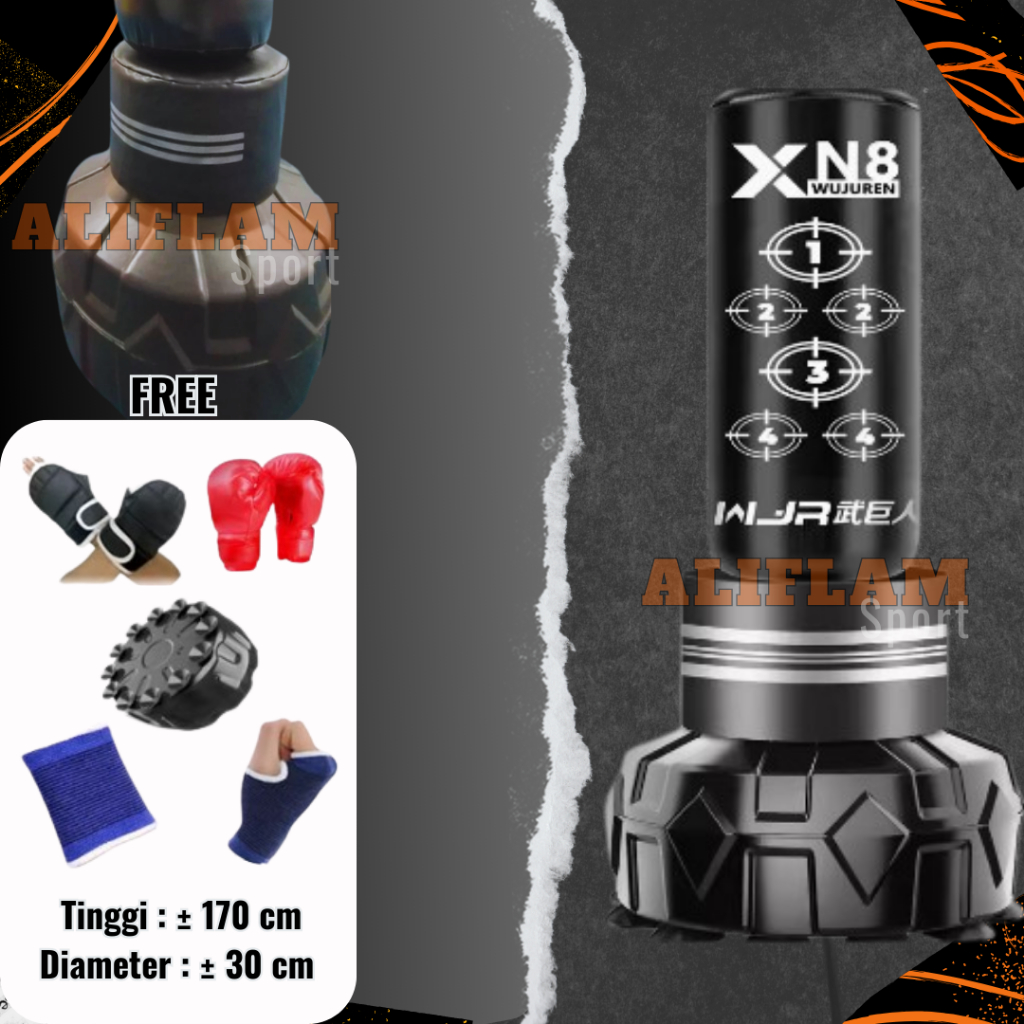 Samsak Tinju BERDIRI Taekwondo Heavy Bag Punching Punch SAMSAK BOXING Muay Thai Silat