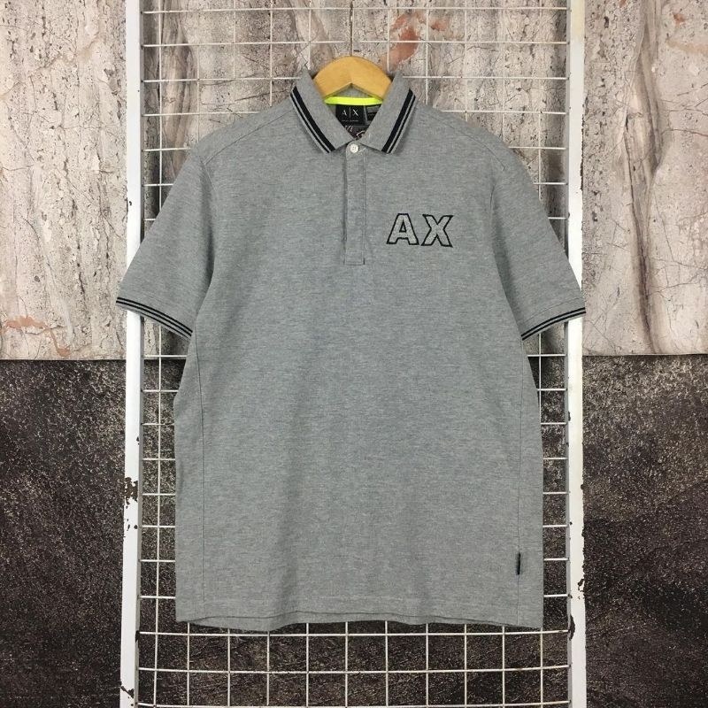 Kaos Kerah Polo Shirt Branded Original Armani Exchange Size L . SDA 05361