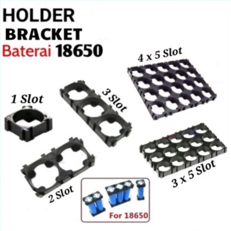 Holder baterai 18650