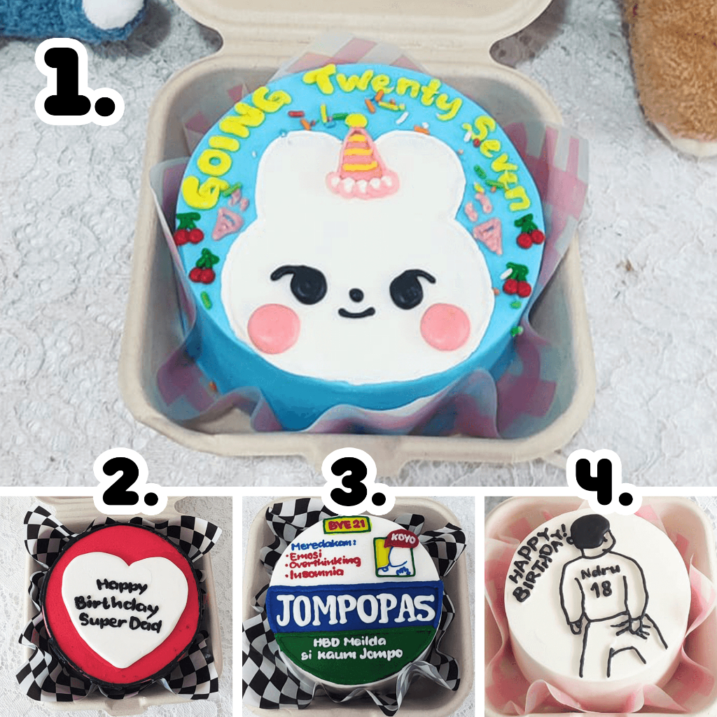 

Korean Bento Cake Diameter 10 cm | DESIGN SESUAI CONTOH |