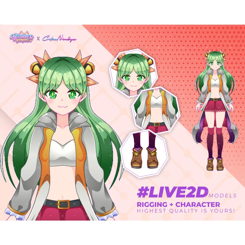 Transformasi Pengalaman Streaming Anda dengan VTuber Live2D Model, Avatar Live2D VTuber, Model Anima