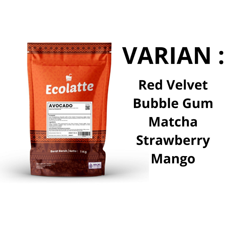 

ECOLATTE PREMIUM POWDER DRINK 1 KG ALL VARIANT