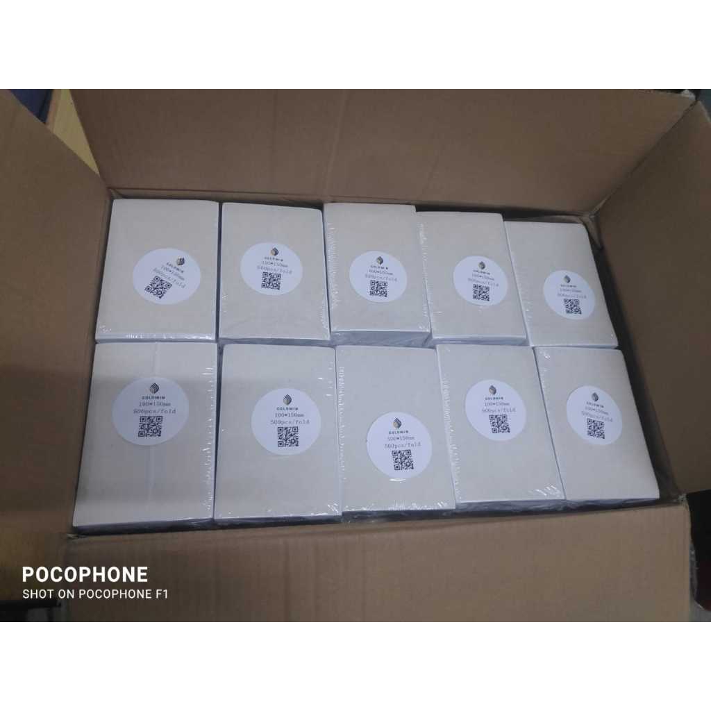 

lkjj STICKER KERTAS THERMAL LABEL 100X150 MM A6 LEMBAR