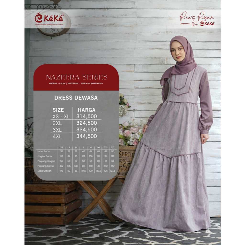 GAMIS KEKE GDK NAZEERA