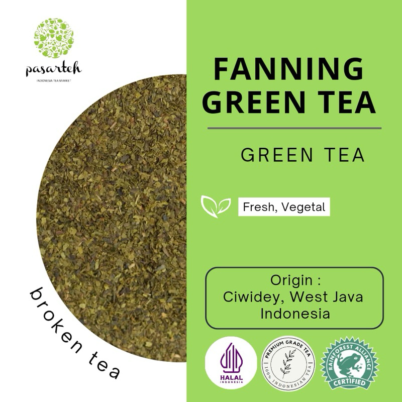 

[Pasarteh] Green Tea Fanning I Teh Hijau I Indonesian Tea I Teh Indonesia I Es Teh