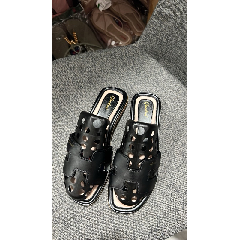 Sandal Selop Cewek Glanzton Sendal Slop Wanita Karet Jelly Tali H Terlaris Glanzton