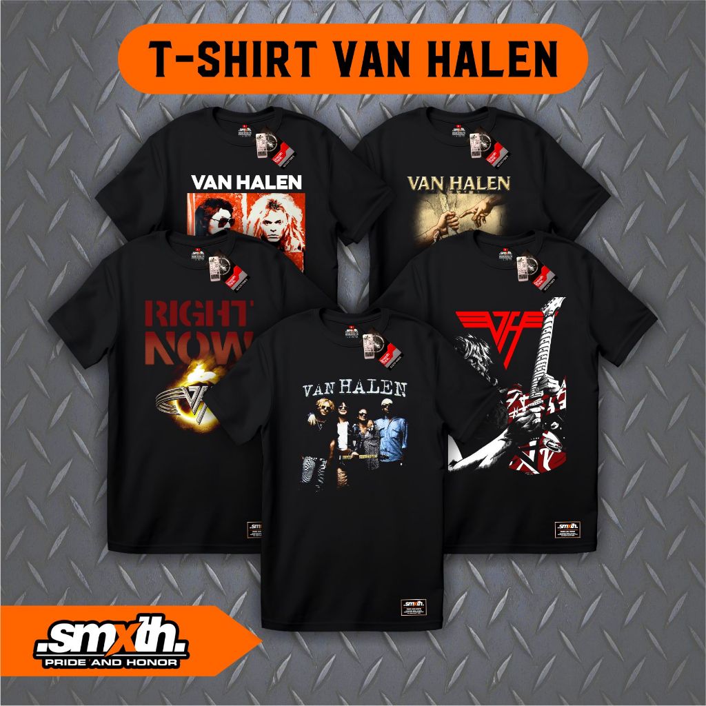 T-Shirt Music - T-Shirt VAN HALEN - Kaos Musik VAN HALEN