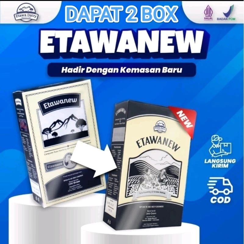 

ETAWANEW PLATINUM DAPAT 2 BOX 100% ORI | susu kambing etawa premium