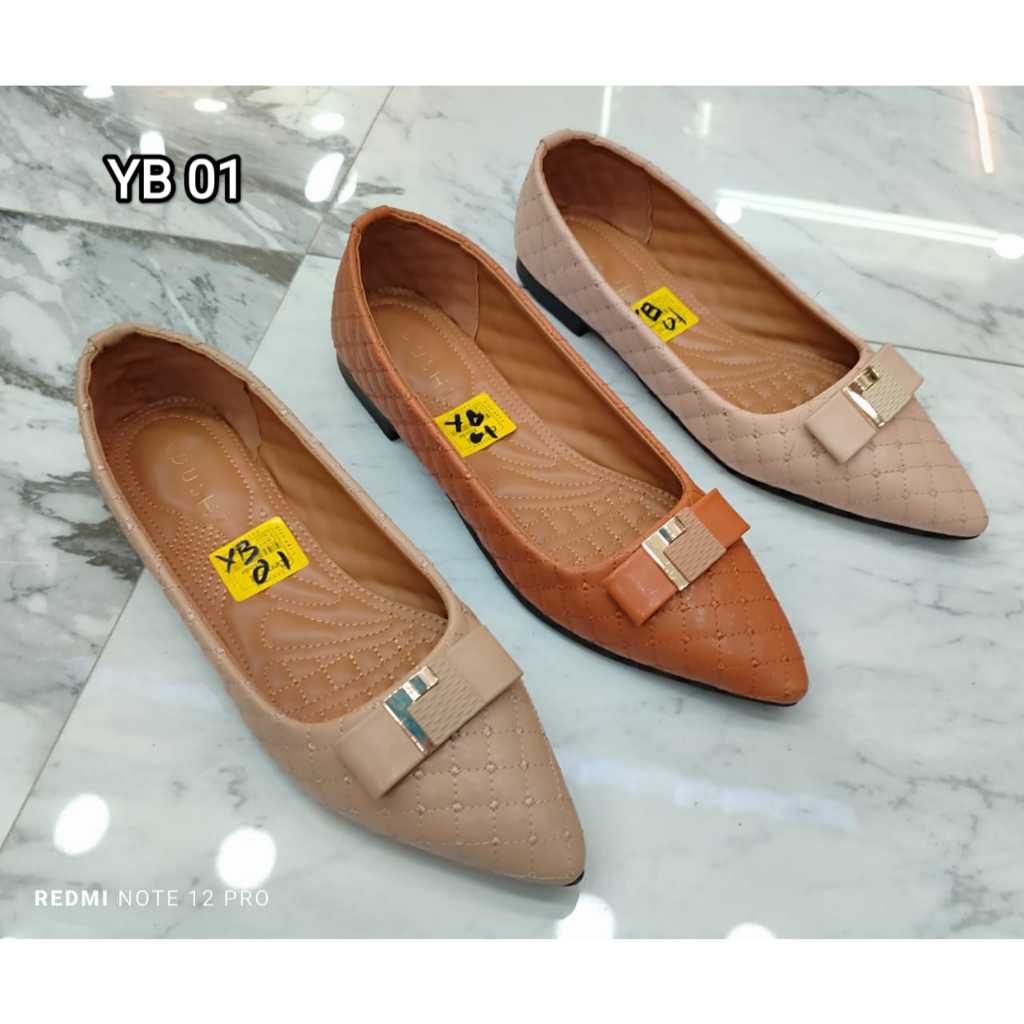 SEPATU BALLERINA / DEA FLAT SHOES WANITA YB 01  CENTRAL MODE