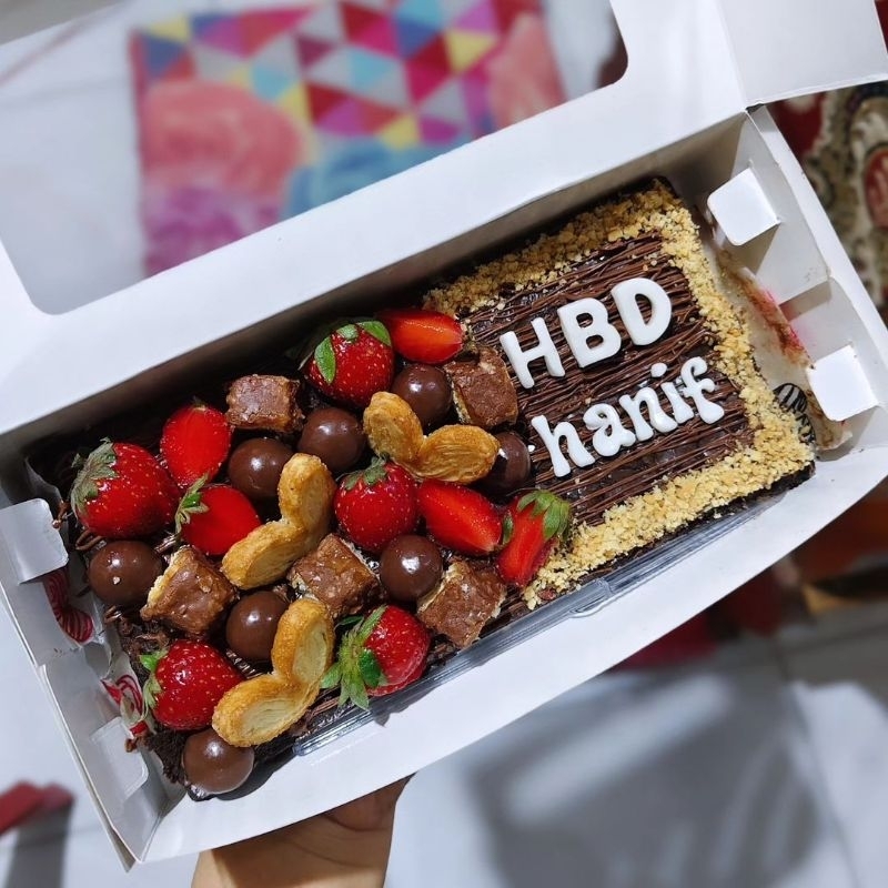 

BACA DESKRIPSI!! (Brownies strawberry 20x10 ( HANYA BISA PENGIRIMAN INSTAN)