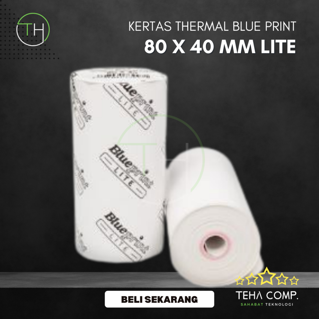 

Kertas Struk Thermal 80mm Paper BLUEPRINT Rol Printer Kasir Termal