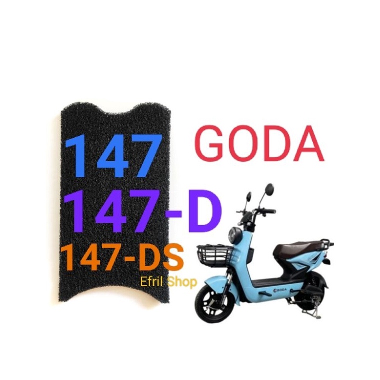 Bagus Dipakai  GODA 147 147D 147DS Karpet sepeda motor listrik GODA 147 Golden Tiger GODA 147D dan G