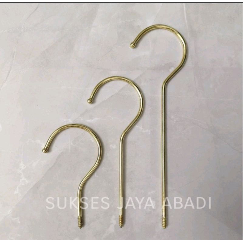 SATUAN : Hook Hanger Gold / Kaitan Hanger Gold / Cantolan Hanger Gold
