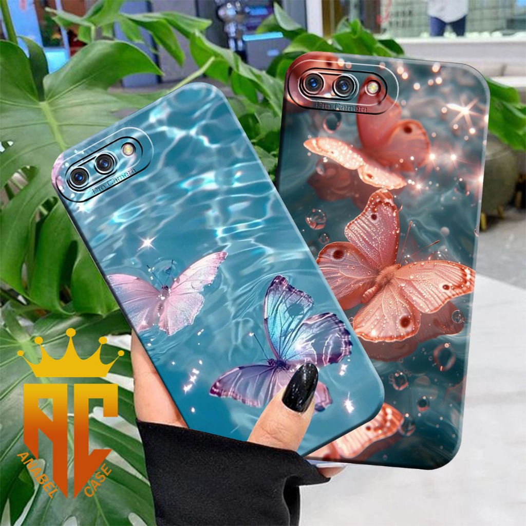 CASE OPPO A3S/ REALME C1/ OPPO F1S/ OPPO A59 Motif Kupu Kupu Aesthetic - Case kupu kupu - Case elega