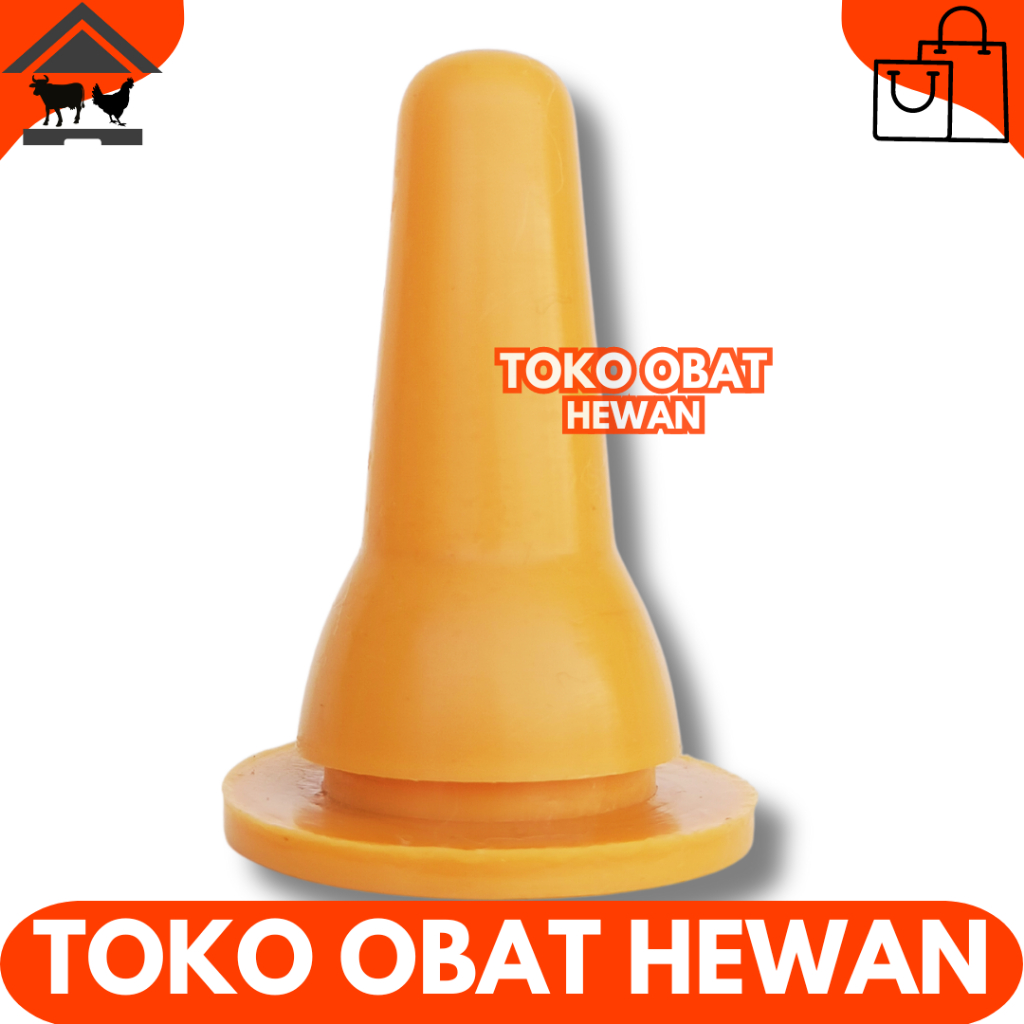 DOT KAMBING SILIKON COKLAT TEBAL - Dot Cempe Silikon Coklat Berkualitas - Dot Anak Kambing