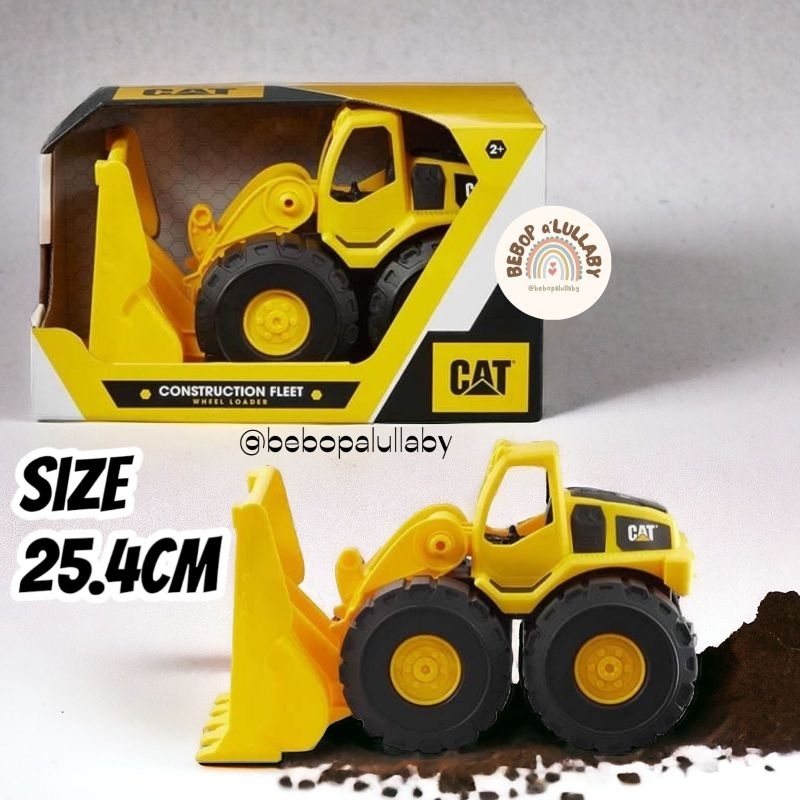 CATERPILLAR CONSTRUCTION FLEET SAND SET DUMP TRUCK WHEEL LOADER AND DUMPTRUCK MAINAN MOBIL BERAT TRU