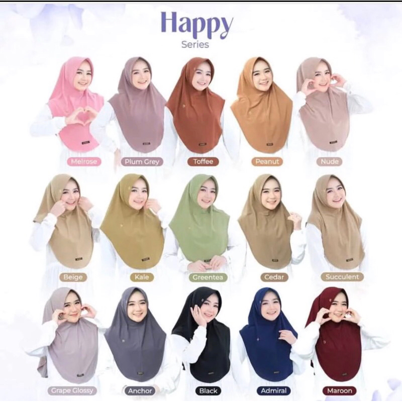 Bergo Happy Daffi Hijab pet antem