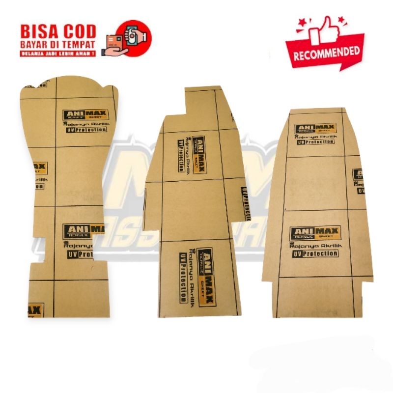 MIKA KOLONG SPAKBOR TENGAH PNP TIGER MEGAPRO CB GL100 GL PRO MAX AKRILIK BENING