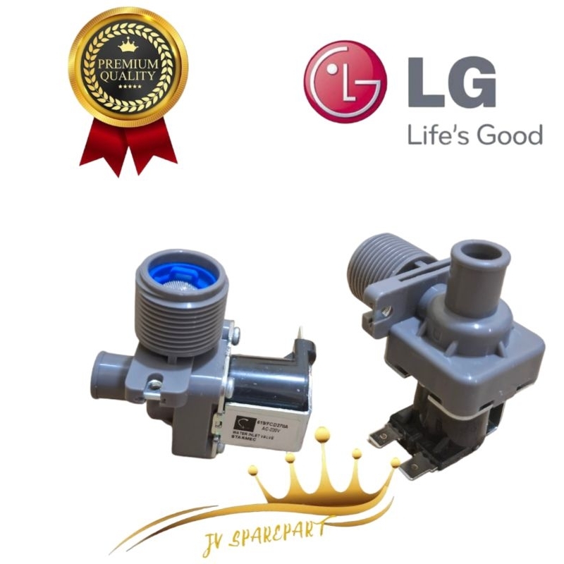 Water inlet selenoid mesin cuci LG 1 tabung