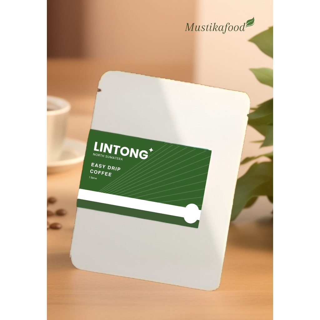 

Mustikafood Easy Coffee Drip Bag Lintong Authentic Sachet 10 Gr