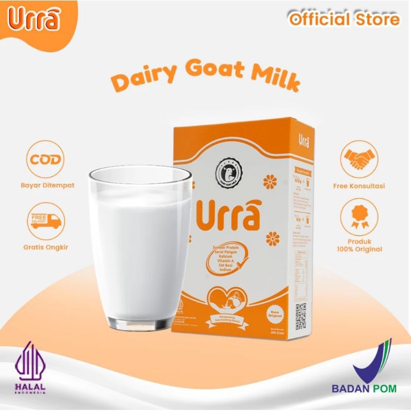 

SUSU URRA ORIGINAL SUSU KAMBING URRA SUSU KAMBING SAANEN RENDAH KASEIM DAN TINGGI KALSIUM URRA