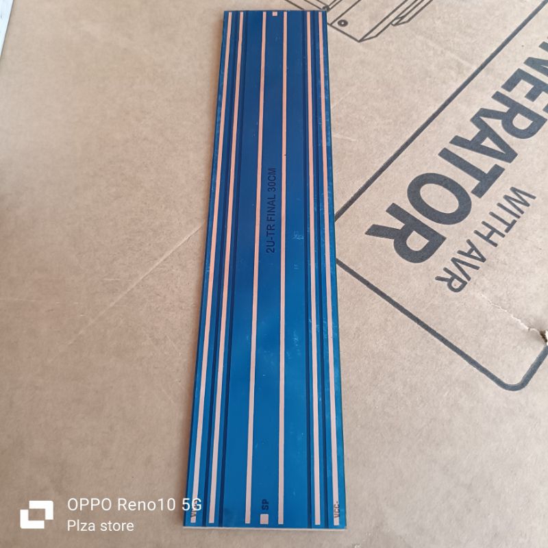 PCB FINAL LINE PCB GARIS STRIP TR FINAL 2U 30CM PERTINAK