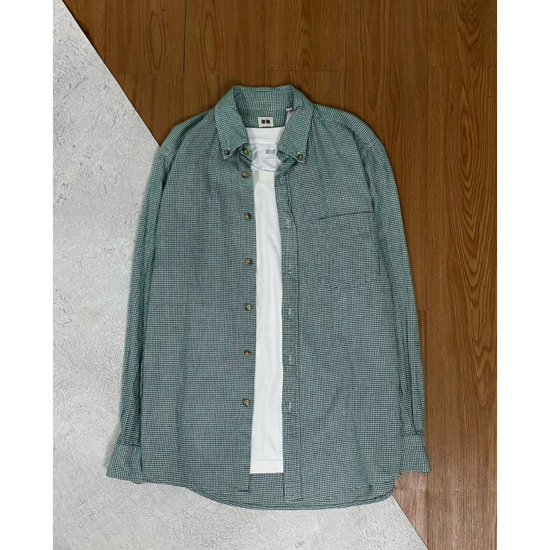 UNIQLO FLANNEL SHIRT KEMEJA FLANNEL UNIQLO