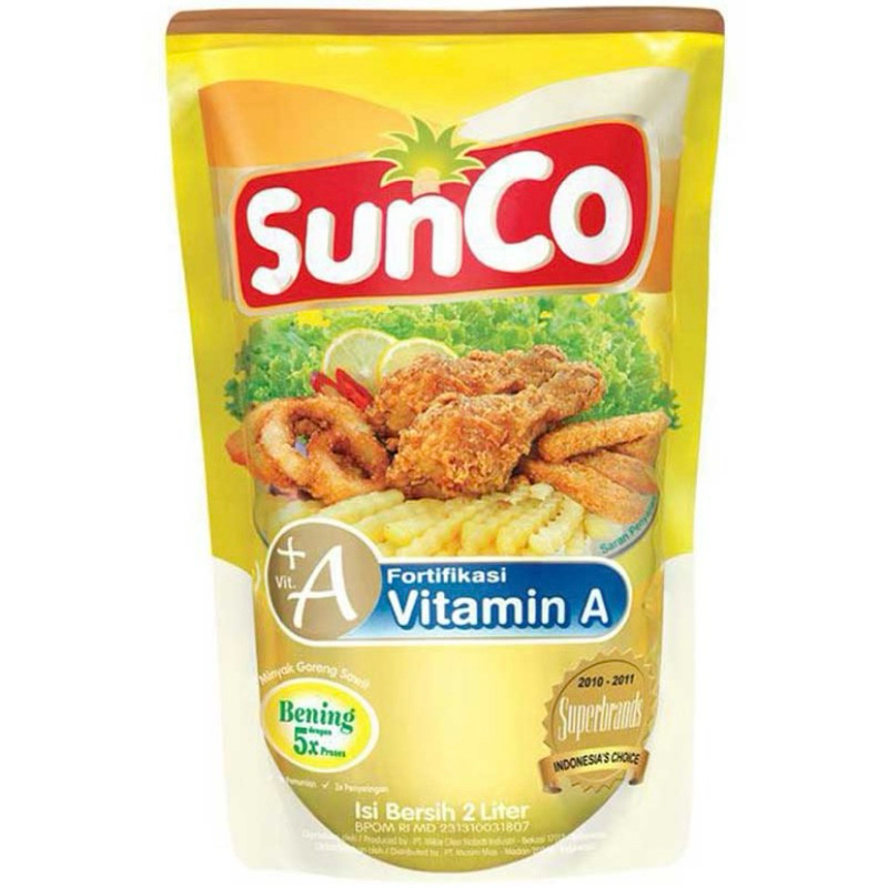 

SunCo Minyak Goreng Pouch Refill 2 Liter 2L