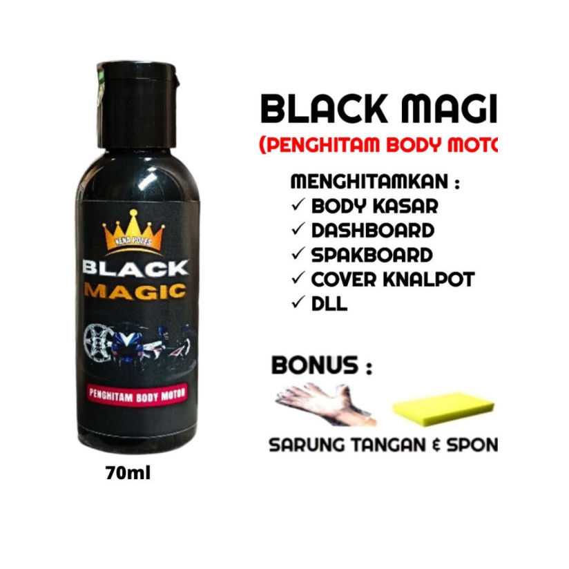 Promo Tk Black Magic Pengkilat Body Motor Permanent Pengkilat Body Motor Black Doff Semir Body