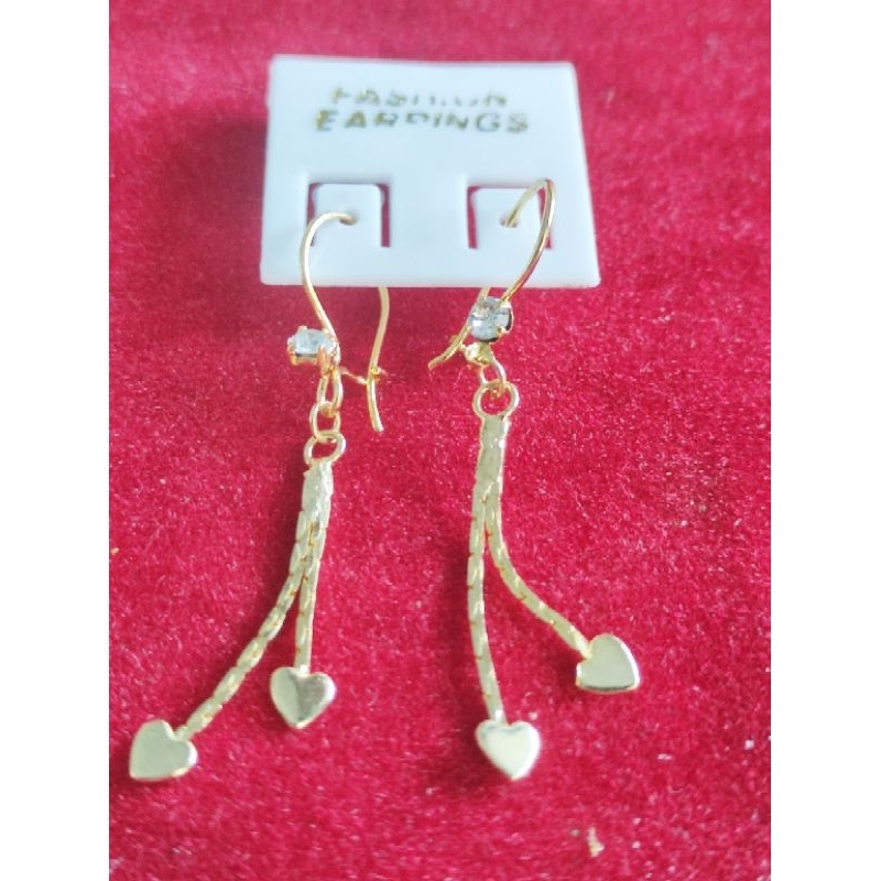 anting lapis emas model jurai, anting kotak, anting titanium, anting anak, anting kristal