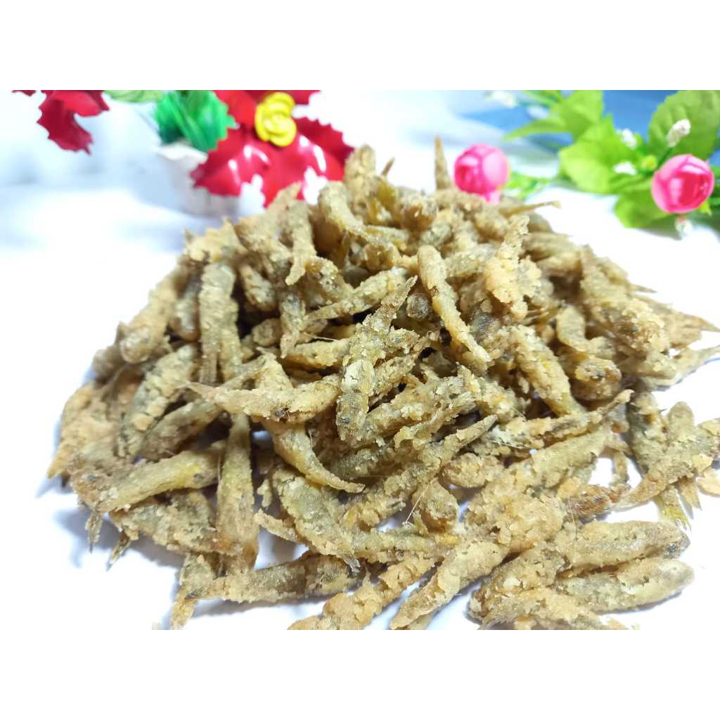 

Crispy Ikan SiCituL Baby Fish 150 gram Ikan Goreng Daun Jeruk Alami tanpa Pengawet ikan Citul cetol guppy gapi cere tawar